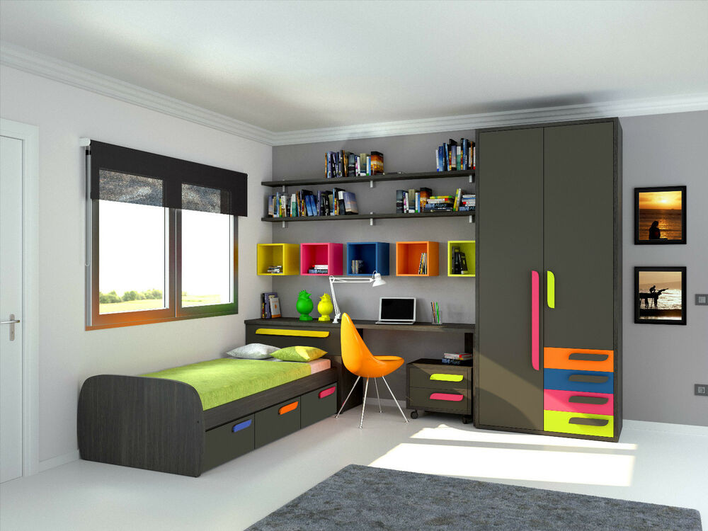 Ikea Möbel Günstig
 Jugendzimmer Komplett Kinderzimmer Bett Kleiderschrank