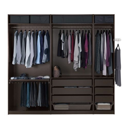 Ikea Pax Schrank
 PAX Kleiderschrank schwarzbraun