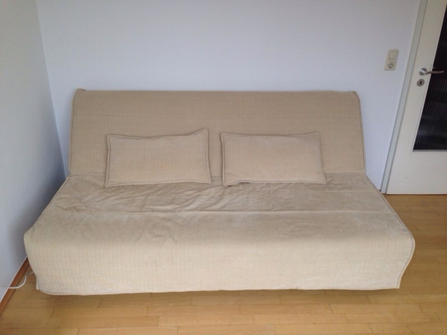 Ikea Schlafsofa
 Gebraucht IKEA Schlafsofa Beddinge beige 2 Kissen in