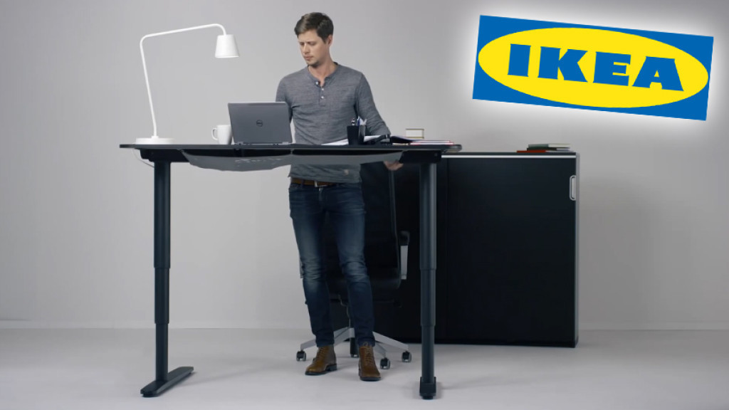 Ikea Schreibtisch Höhenverstellbar
 Bekant Gesunder Ikea Schreibtisch PUTER BILD