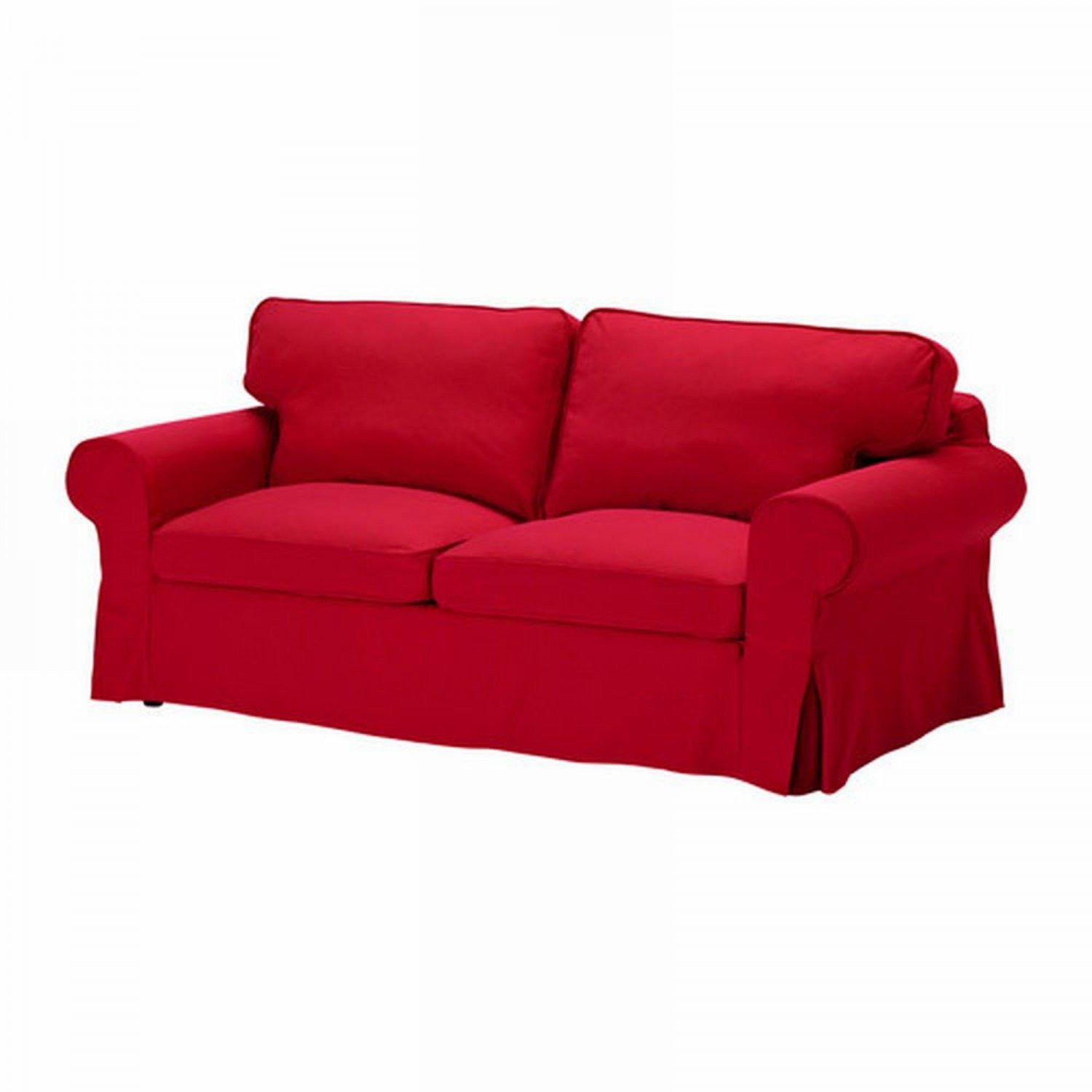 Ikea Sofa Bed
 IKEA EKTORP Sofa Bed SLIPCOVER Cover IDEMO RED Sofabed Cvr