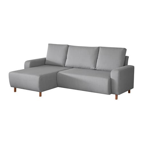 Ikea Sofa Grau
 DELSBO 2er Sofa mit Récamiere IKEA