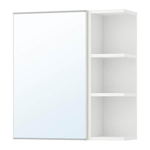 Ikea Spiegelschrank
 LILLÅNGEN Spiegelschrank 1 Tür 1 Abschlregal weiß IKEA