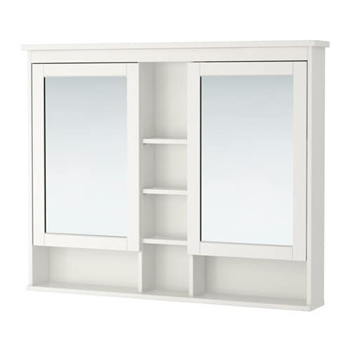 Ikea Spiegelschrank
 HEMNES Spiegelschrank 2 Türen weiß 120x98 cm IKEA