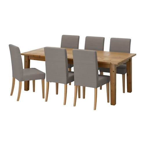 Ikea Stühle
 STORNÄS HENRIKSDAL Tisch und 6 Stühle IKEA
