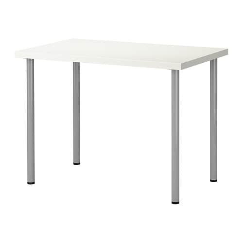 Ikea Tisch Weiß
 LINNMON ADILS Tisch weiß silberfarben IKEA