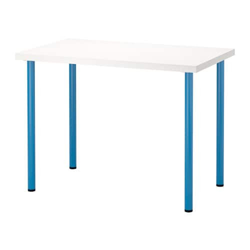 Ikea Tisch Weiß
 LINNMON ADILS Tisch weiß blau IKEA