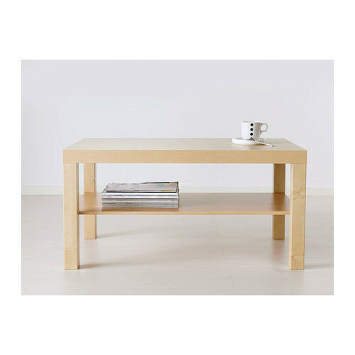 Ikea Tv Tisch
 Ikea Coffee Table End TV Stand LACK Birch Wood Living Room