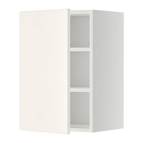 Ikea Wandschrank
 METOD Wandschrank mit Böden weiß Veddinge weiß 40x60