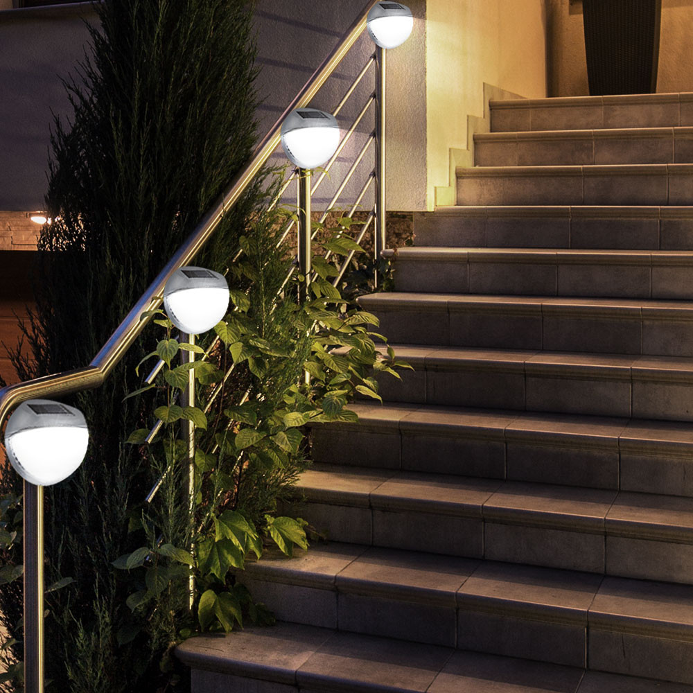 Ip44 Lampe
 3er Set LED Garten Zaun Beleuchtung Außenbereich