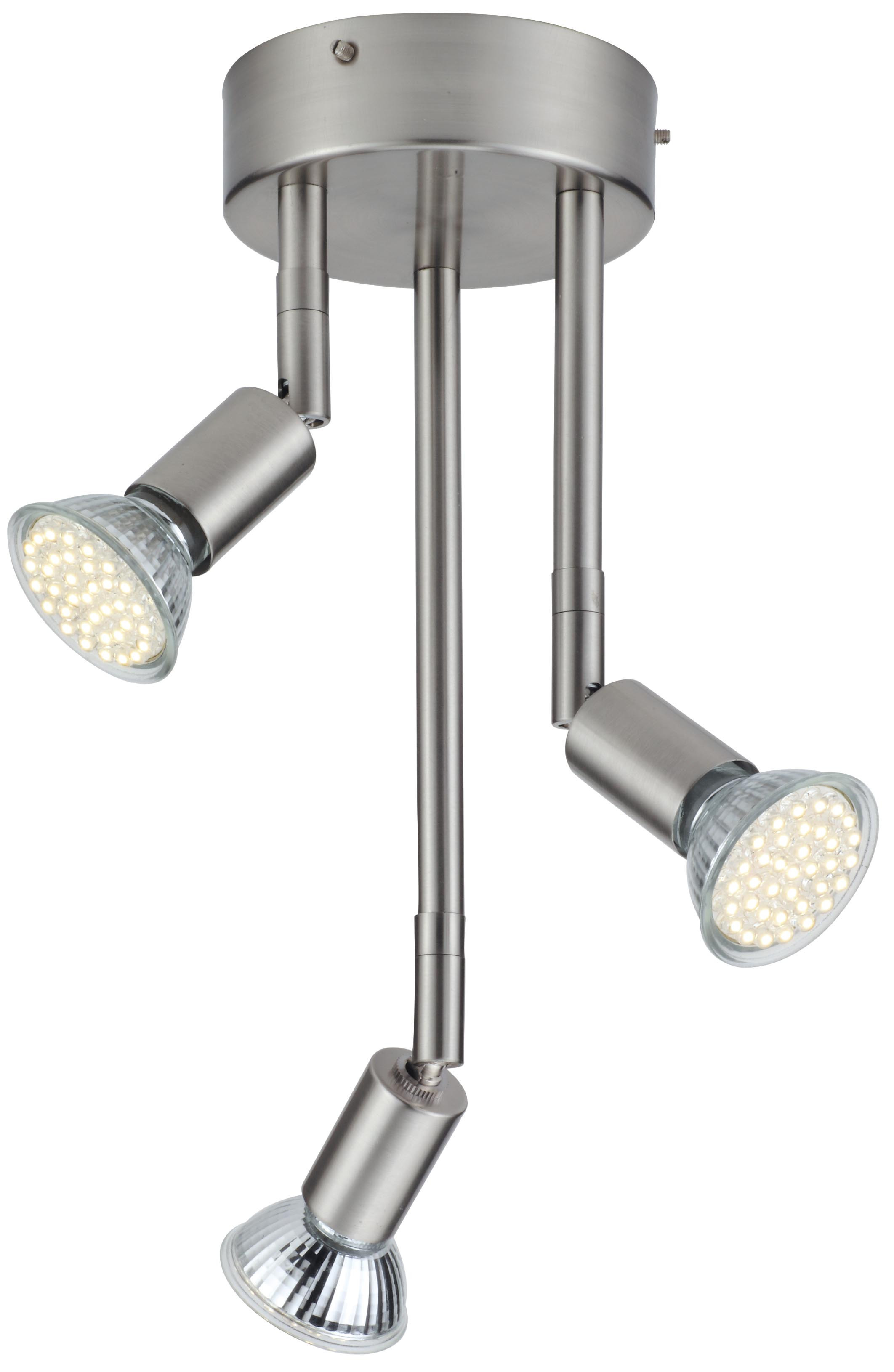 Ip44 Lampe
 TP24 5013 Texas IP44 3 X 3 5W LED lampe spot plafond satin