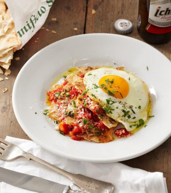 Italienische Küche Rezepte
 Pane Frattau – Sardischer Hirtenimbiss Rezept [ESSEN UND