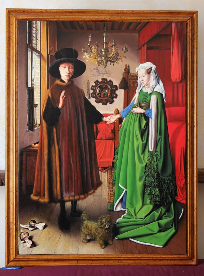 Jan Van Eyck Arnolfini Hochzeit
 LA CHAUSSURE 6ème Les arts plastiques