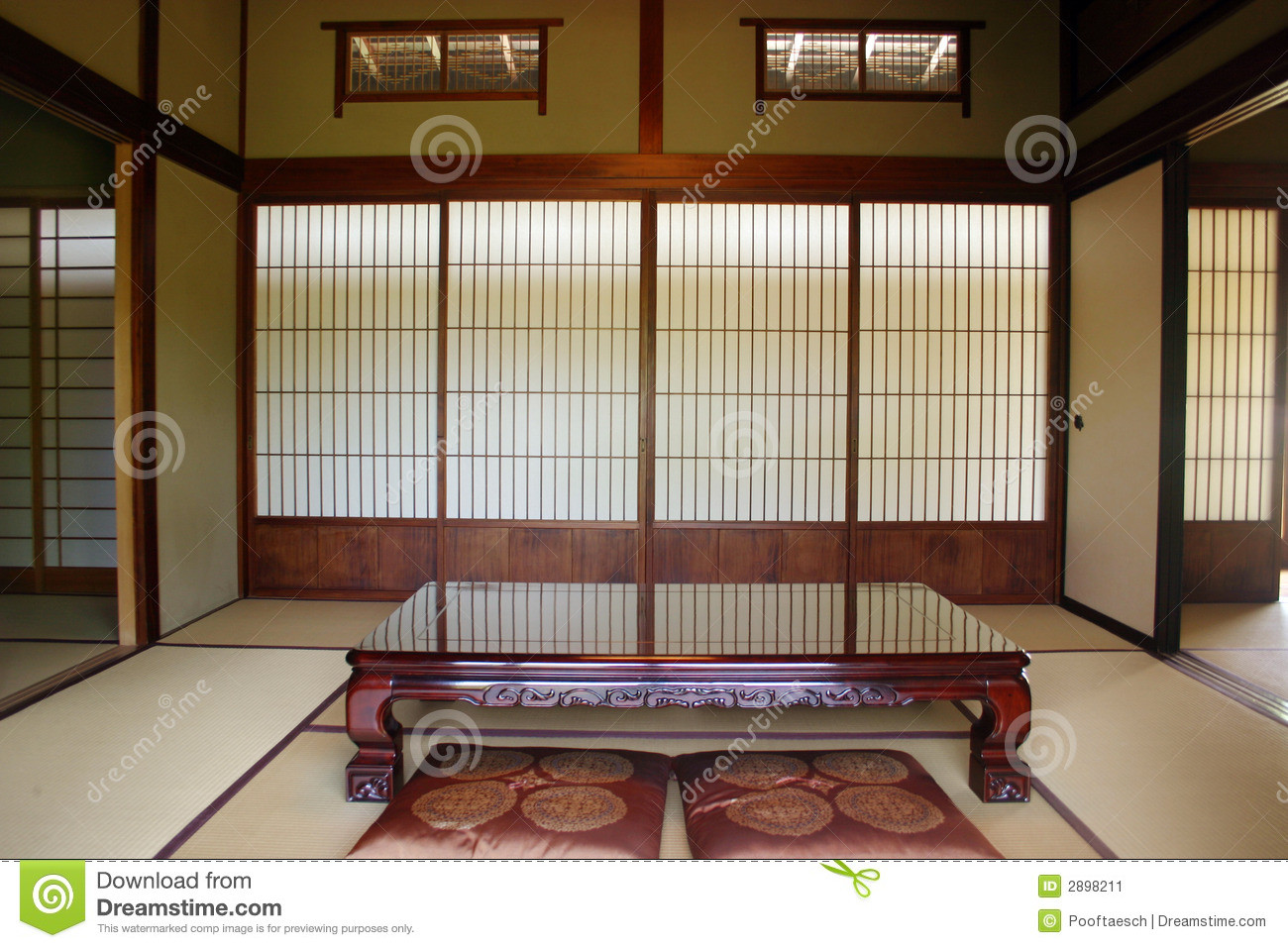 Japanisches Haus
 Japanisches Haus Stockbild Bild