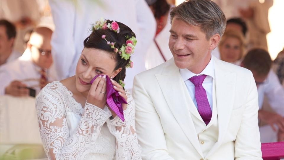 Jasmin Wagner Hochzeit
 Blümchen Jasmin Wagner und Frank Sippel So emotional