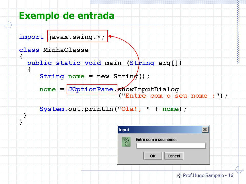 Javax Swing
 Estrutura de Controle em JAVA ppt carregar