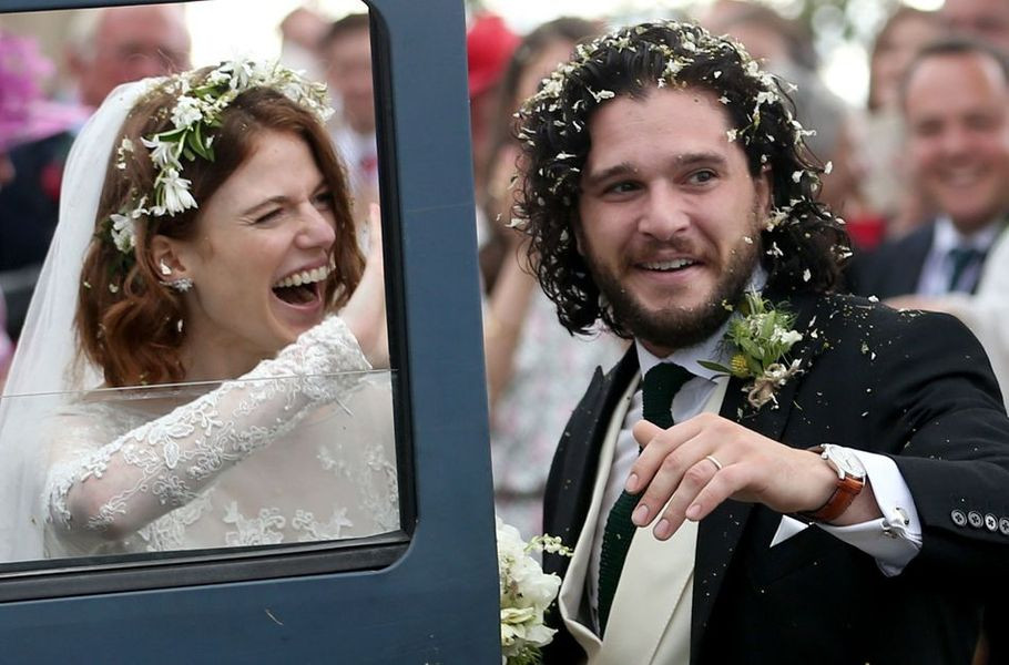 Jon Snow Hochzeit
 Game of Thrones Kit Harington und Rose Leslie heiraten in