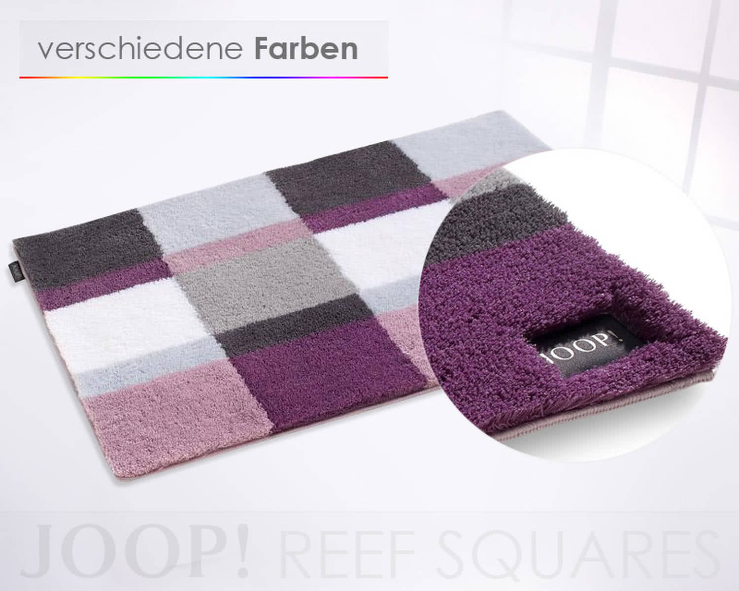 Joop Badteppich
 JOOP 155 Reef Squares Badteppich kaufen • slewo