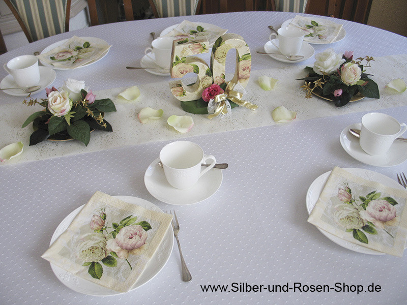 Jubiläum Hochzeit
 Jubiläumszahl Tischdeko für Jubiläum oder Goldene Hochzeit