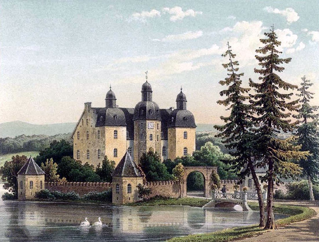 Kabinett Schloß Holte
 File Schloss Holte Alte Ansicht Wikimedia mons