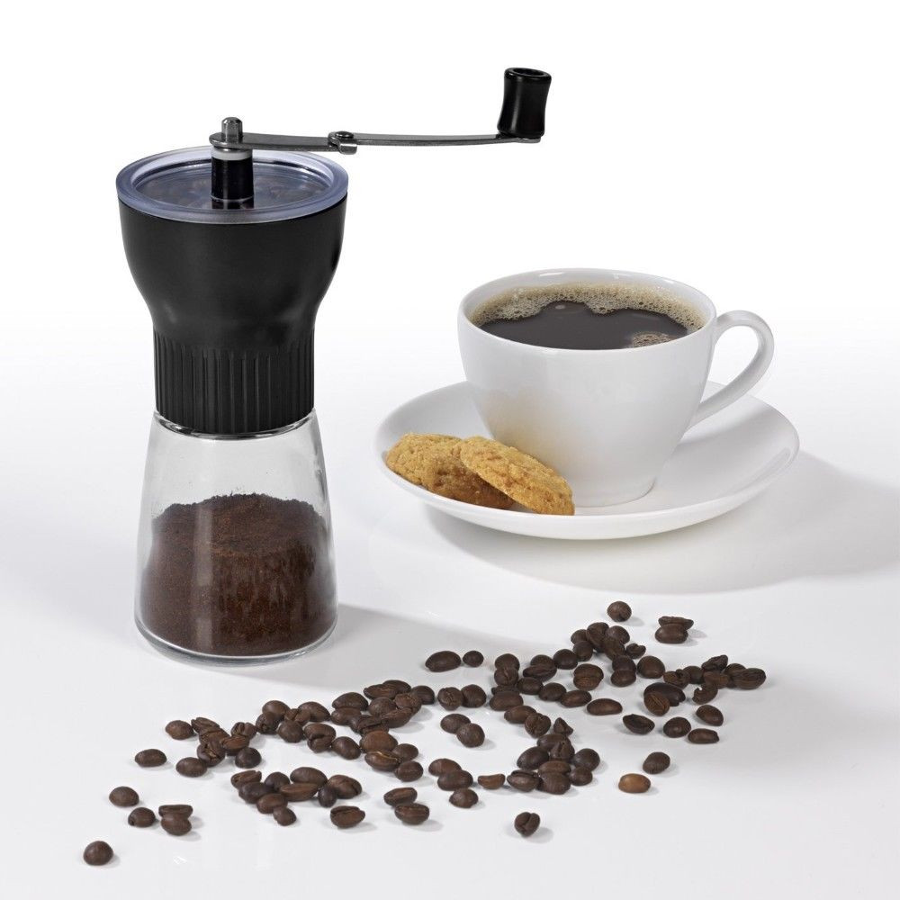 Kaffeemühle Mit Mahlwerk
 GOURMETmaxx Kaffeemühle schwarz mit hochwertigem Keramik