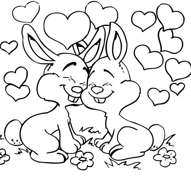Kaninchen Ausmalbilder
 ausmalbilder kaninchen Malvorlagen Für Kinder