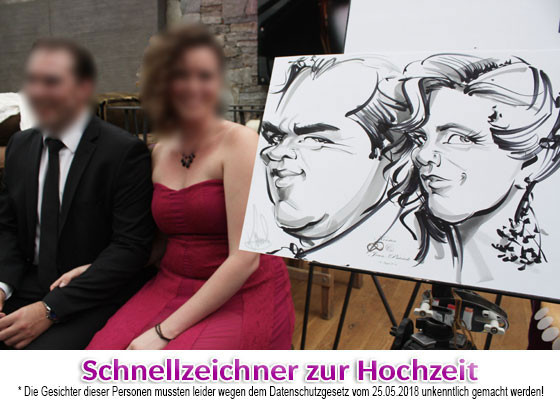 Karikaturist Hochzeit
 Schnellzeichner Karikaturist David Müller