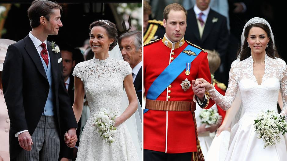 Kate Middleton Hochzeit
 Der Mann das Kleid Kirche Die Hochzeiten von Pippa