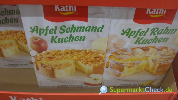 Kathi Kuchen
 Kathi Backmischung Apfel Rahm Kuchen Infos Angebote & Preise