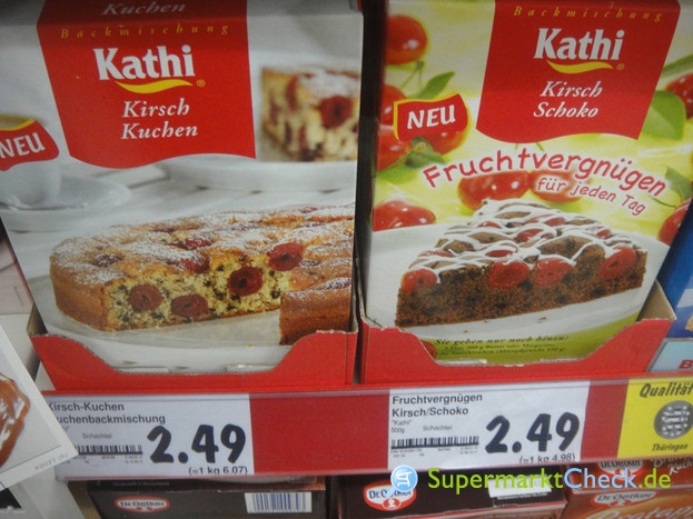 Kathi Kuchen
 Kathi Kirsch Schoko Kuchen Infos Angebote & Preise