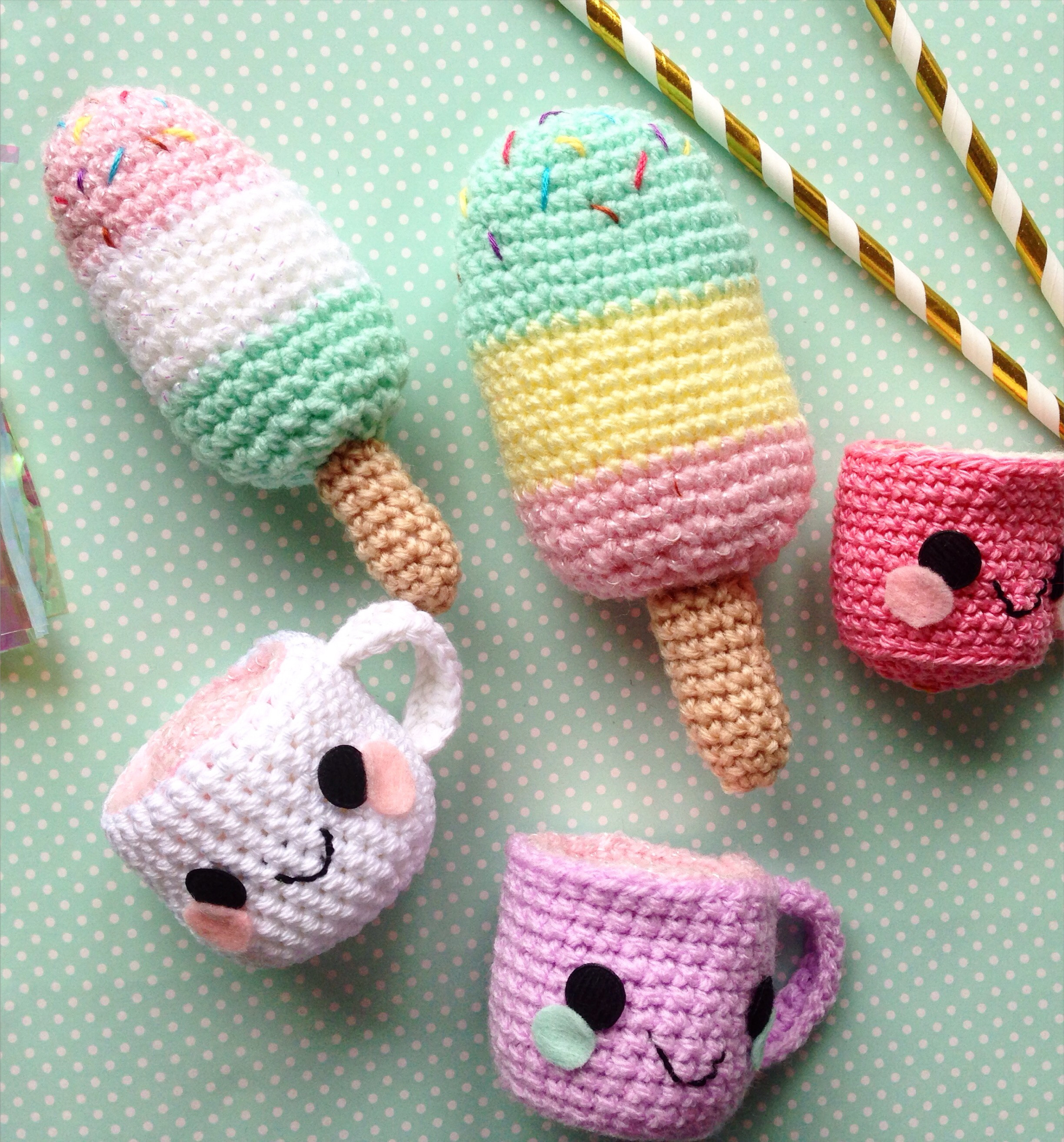 Kawaii Diy
 DIY crochet Kawaii Cup Mug FREE pattern – The Crafty Mummy