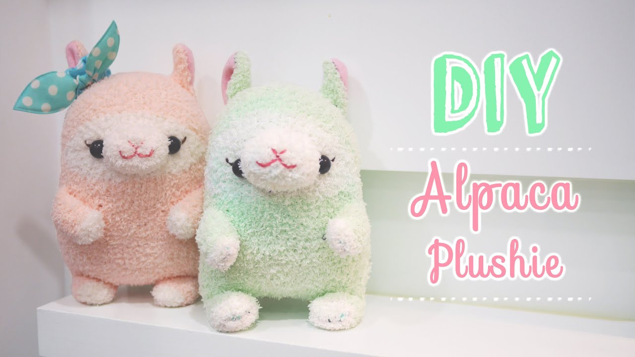 Kawaii Diy
 Kawaii Alpaca Sock Plushie Tutorial DIY