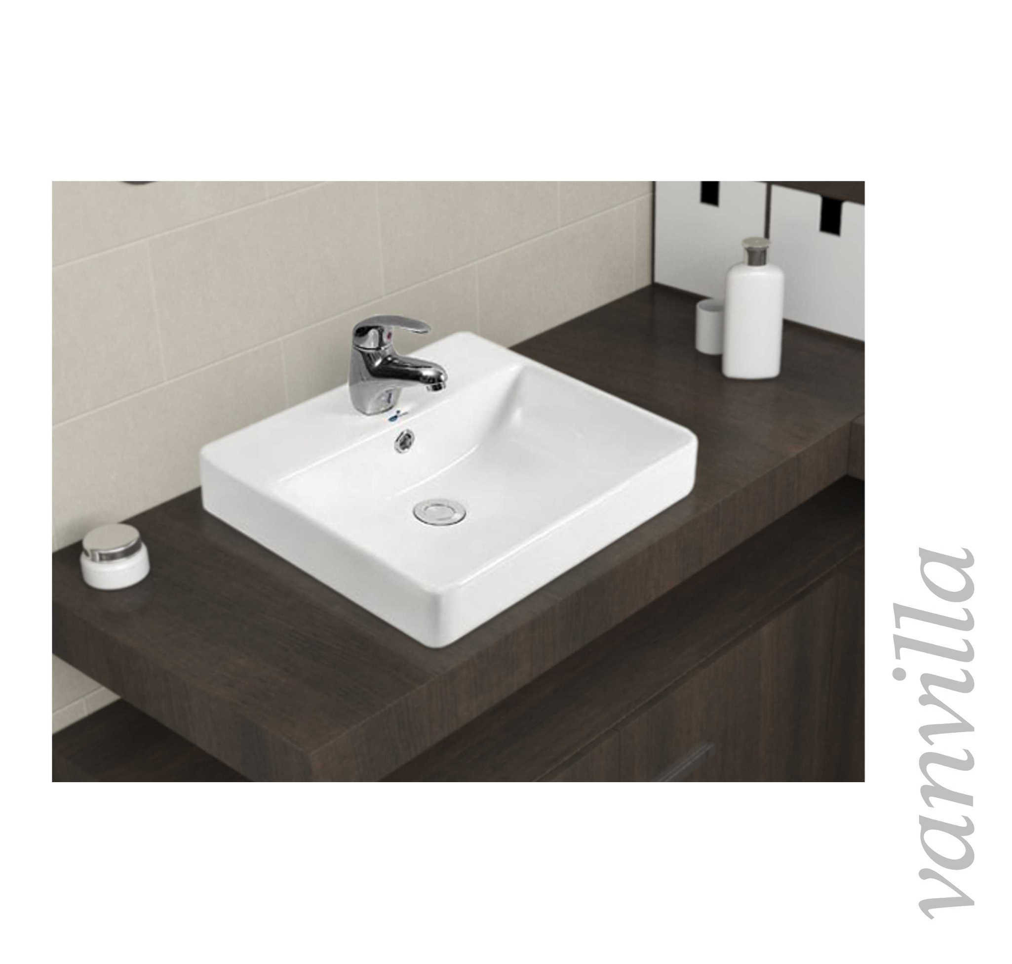 Keramik Waschbecken
 Design Keramik Waschbecken Aufsatzbecken eckig