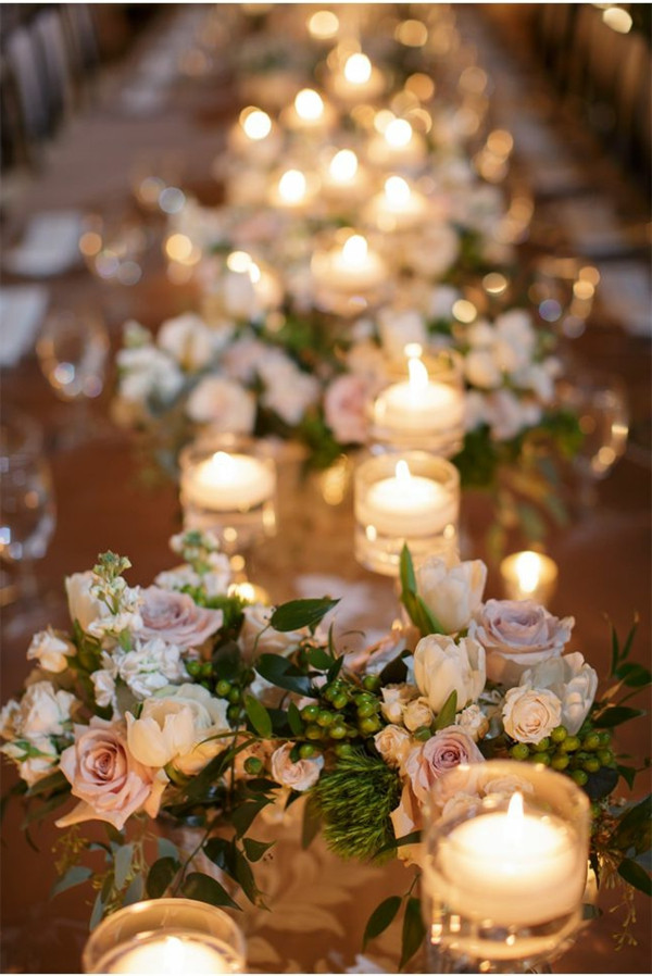 Kerzen Hochzeit
 Hochzeitskerzen romantische warme Licht Archzine