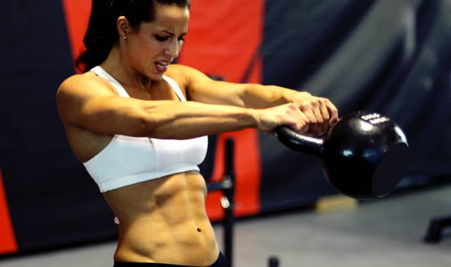 Kettlebell Swing
 Kettlebell Swings Go Heavier for Greater Glute and