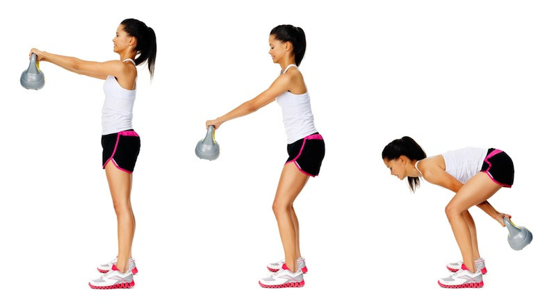 Kettlebell Swing
 Killer Kettlebell Circuit Swing Yourself Into Shape