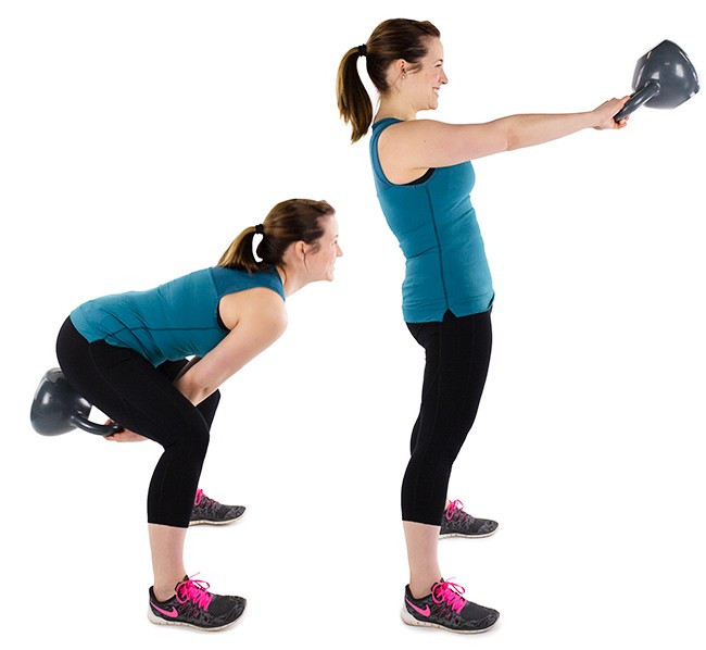 Kettlebell Swing
 Exercises That Burn More Calories Than Running