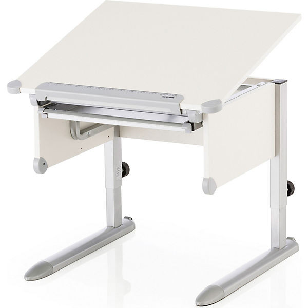 Kettler Schreibtisch
 Schreibtisch Little höhenverstellbar weiß silberfarbig