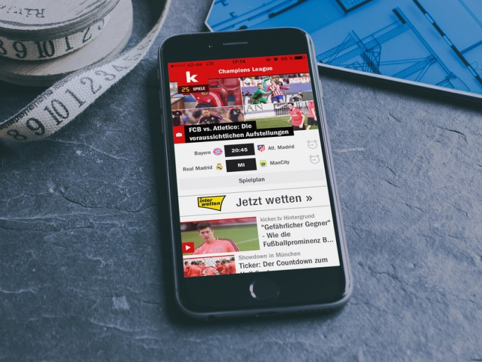 Kicker Tabelle
 Bundesliga Tabelle & Live Ticker als App Kicker ist