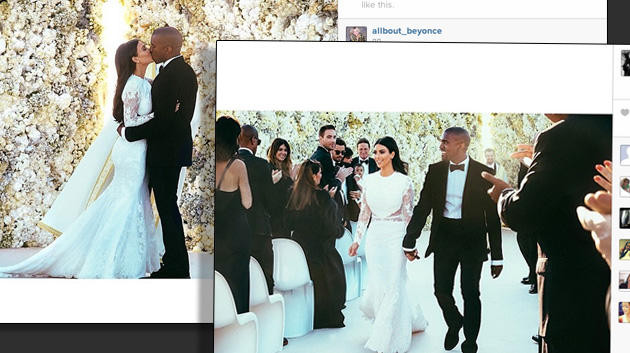 Kim Kardashian Hochzeit
 Kim Kardashian Hochzeitsfoto mit den meisten Instagram