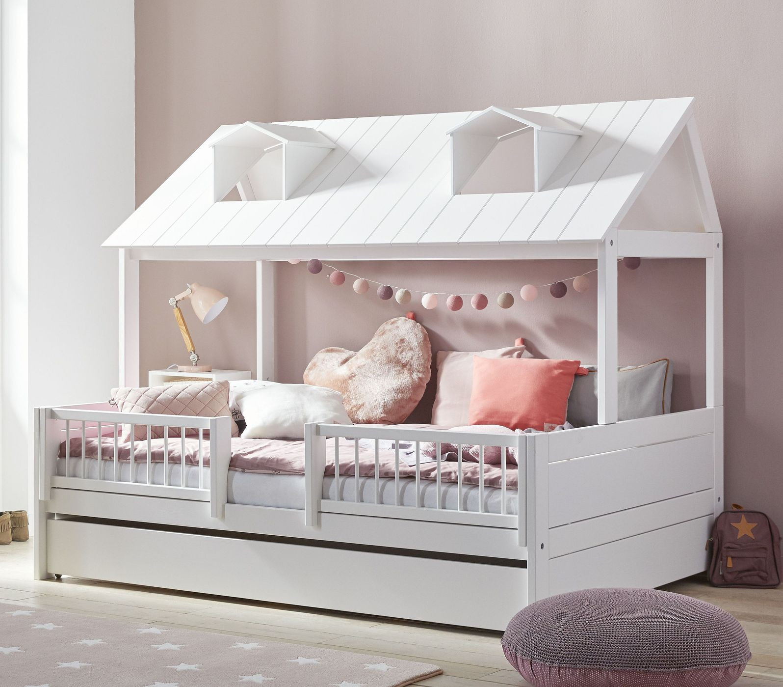 Kinder Bett
 LIFETIME Kinderbett Kiefer im amerikanischen Stil Ferienhaus