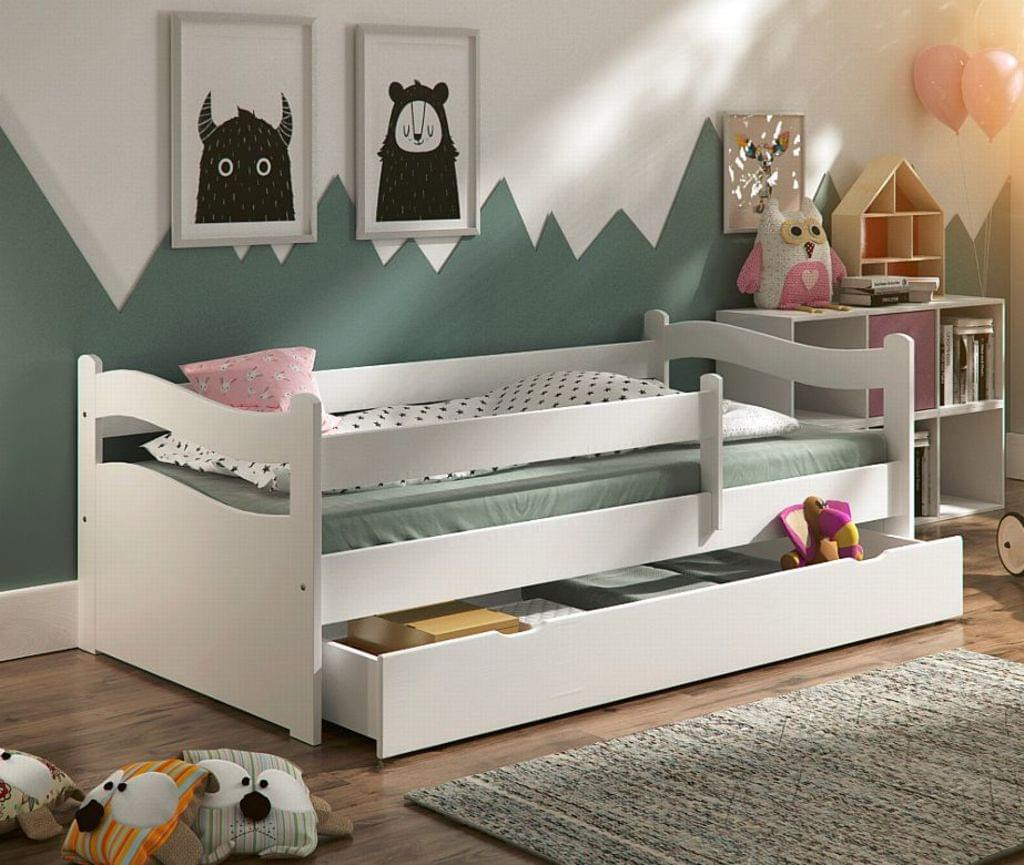 Kinder Bett
 Kinderbett Jugendbett Kinderzimmer ABBY 160x80cm