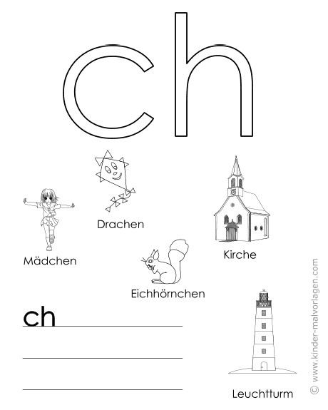 Kinder Malvorlagen Com
 Alphabet lernen Buchstaben Lernvorlagen