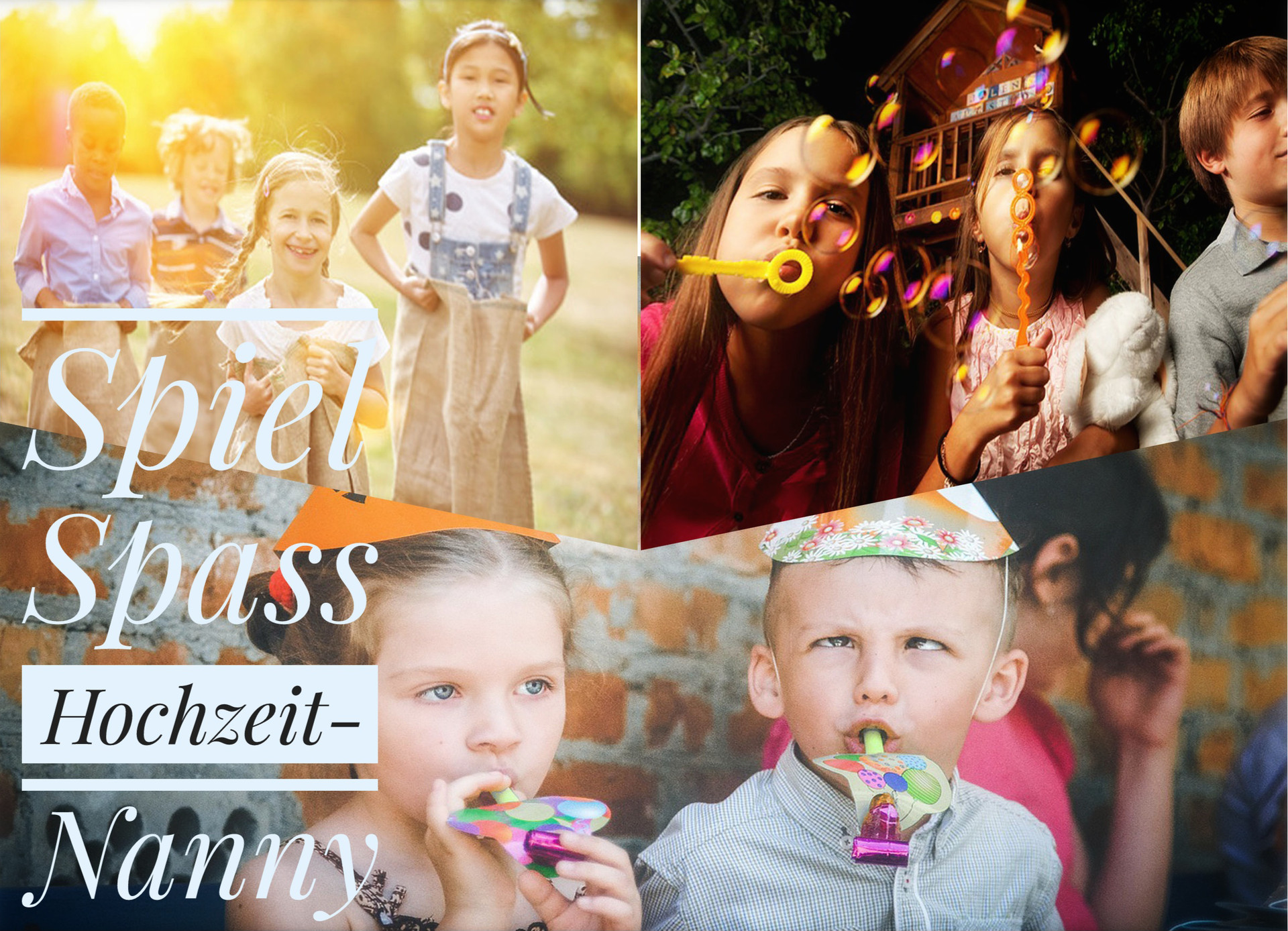 Kinderbetreuung Hochzeit
 Hochzeit Hochzeit Nanny Kinderbetreuung für Ihren Event