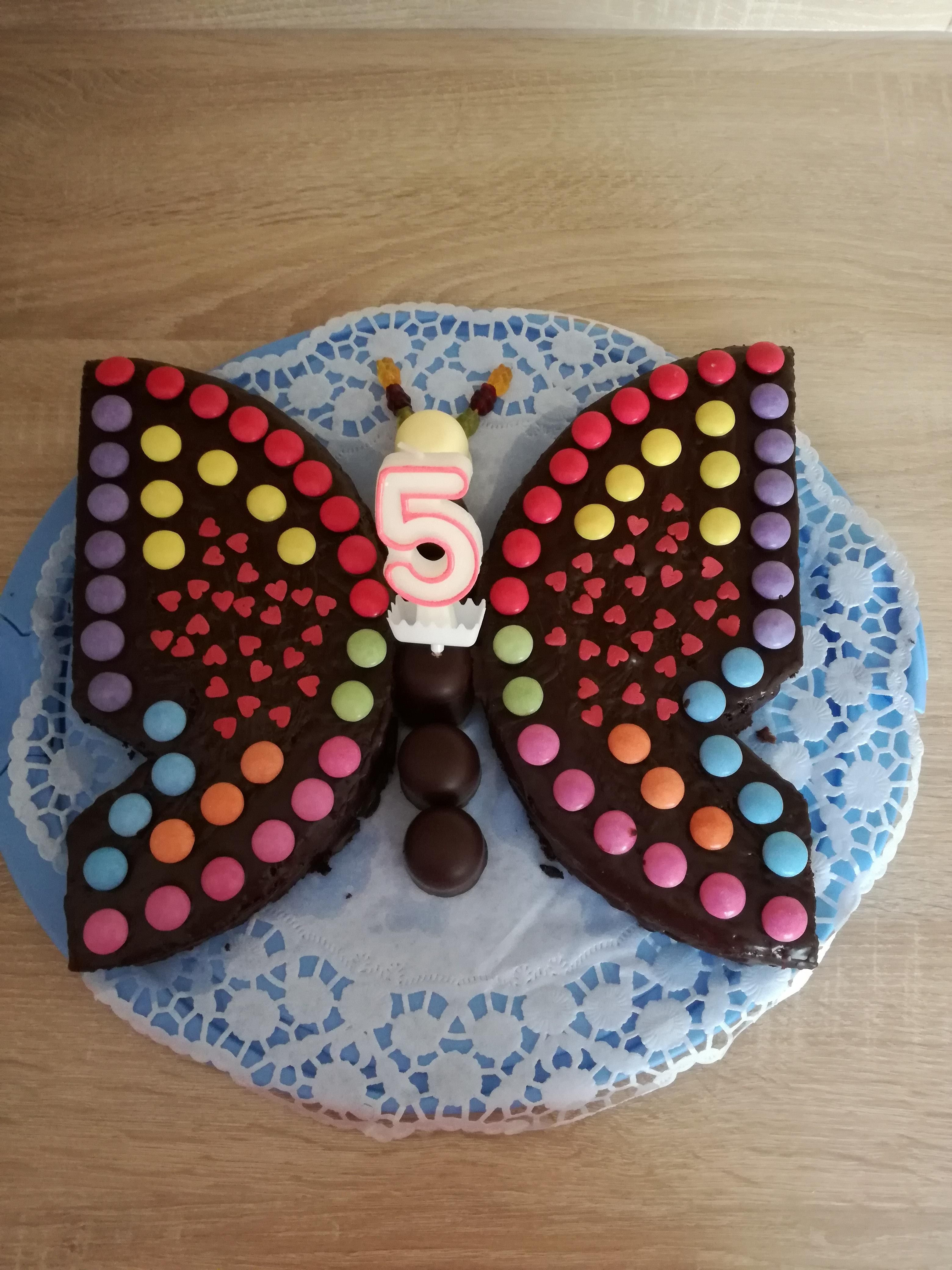 Kindergeburtstag Kuchen
 Schoko Kuchen als Schmetterling Rezept in 2019