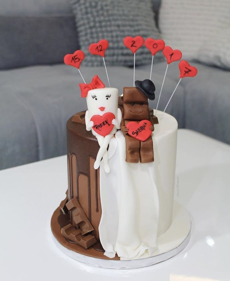 Kinderriegel Hochzeitstorte
 Wedding cake Milky und Schoki Hochzeitstorte