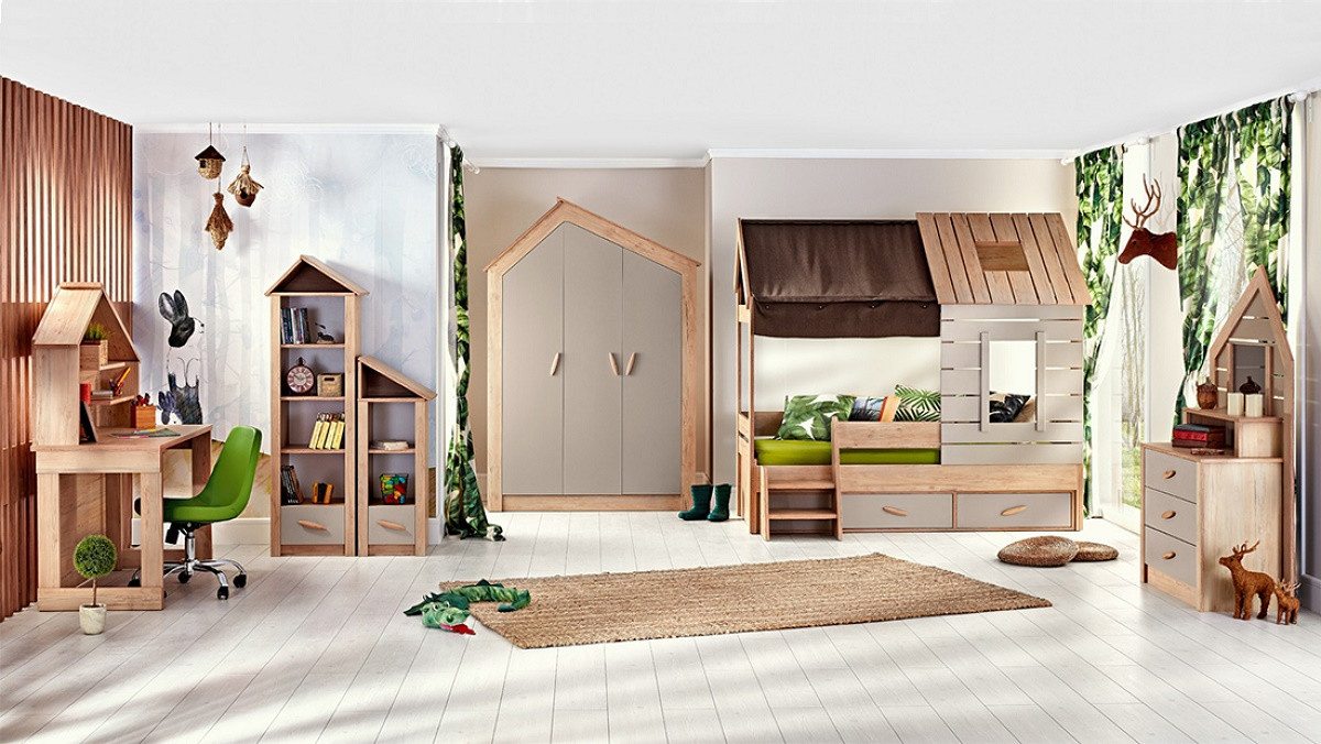 Kinderzimmer Komplett Set
 Kinderzimmer komplett Set "Forester s Hut" online