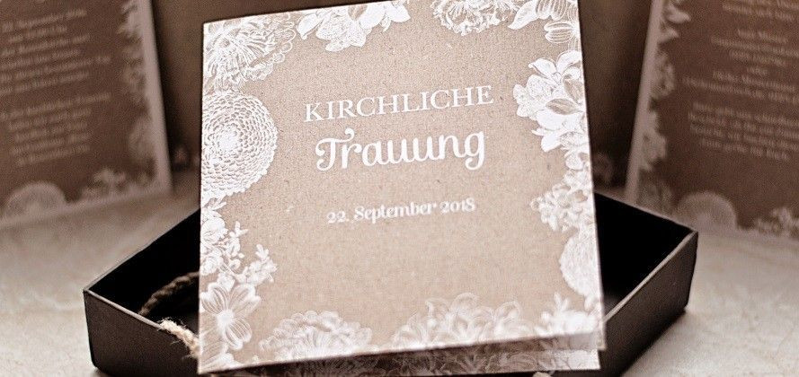 Kirchenheft Hochzeit Gestalten
 Kirchenheft für Hochzeit gestalten