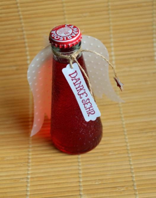 Kleine Dankeschön Geschenke
 Campari oder Engel Stampin Up Dankeschön Geschenke