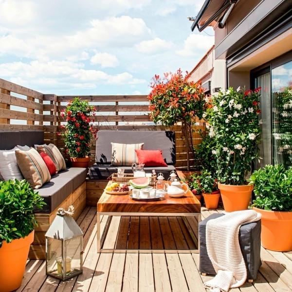 Kleine Terrasse Gestalten
 50 Ideen wie man kleine Terrasse gestalten kann